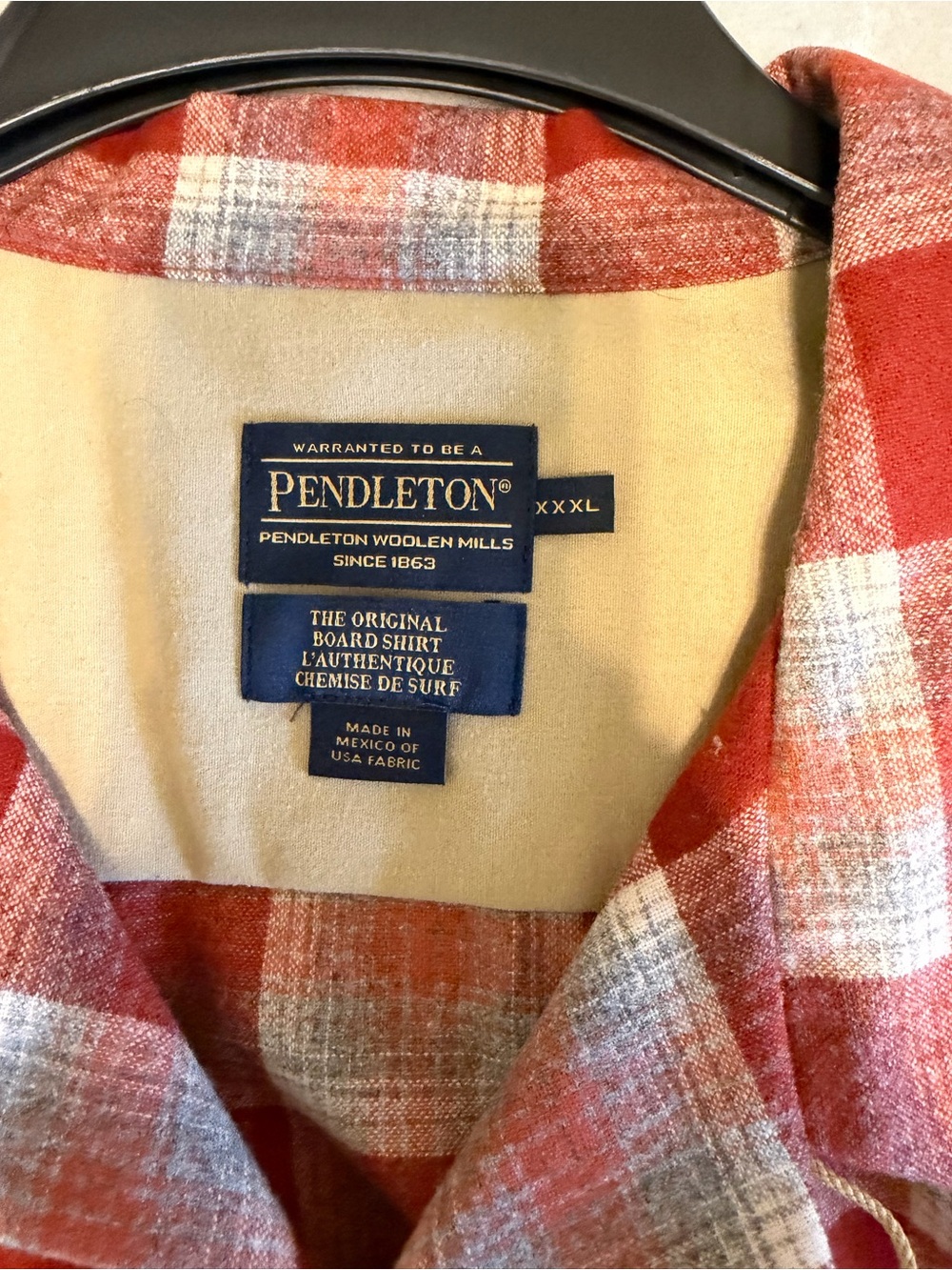 Pendleton Original Board Shirt 3XL - Picture 2 of 3